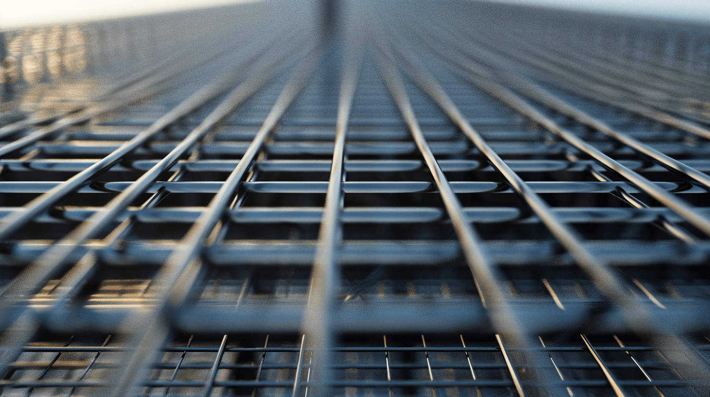 wire mesh construction in concrete